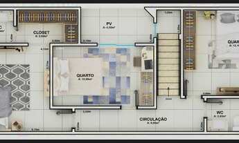 Imagem 3: Casa Duplex - Mata Atlântica (Jardim Belvedere