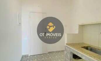 Imagem 4: Apartamento em Santos, na Pompéia; 01 dormitório, tipo Kitchenette; quadra da praia; locaç