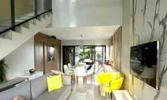 Imagem 4: Opção de locação porteira fechada, já com mobília e jacuzzi na área gourmet na Cidade Alph