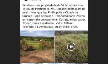 Imagem 2: Fazenda Fazenda / sítio com venda por R$450.000