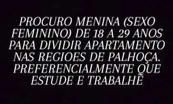 Imagem: MULHER PARA DIVIDIR APARTAMENTO