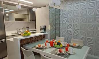 Imagem 2: Apartamento A VENDA mobiliado e equipado com 2 suítes e 2 vagas à 200m da Praia nos Ingles