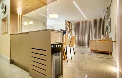 Imagem 2: Apto 1D totlamente mobiliado e decorado 1 vaga