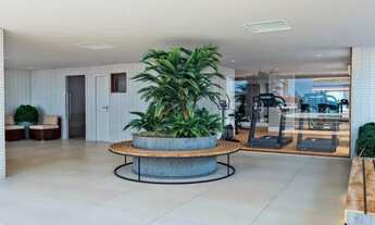 Imagem 3: Lançamento entrega em junho/2028, prédio com lazer completo, sacada gourmet e aceita parce