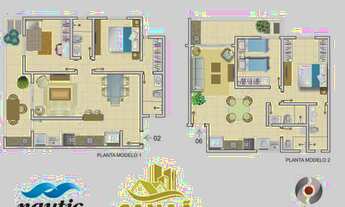 Imagem 7: Vende-se Excelentes Aptos na Península - Nautic Residence - 2 quartos - Nascente - Ventila