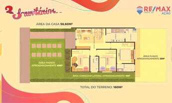 Imagem 3: Casa com 3 dormitórios à venda, 56 m² por R$ 316.669,01 - Tarumã Açu - Manaus/AM