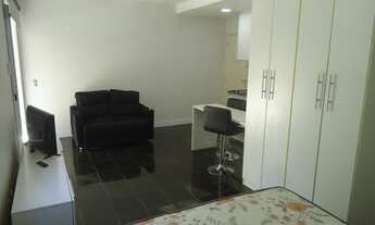 Imagem 5: Studio Mobiliado: 1 Ste, Ar-Cond.: 33m, 1 vaga, piso em granito e excel. localização