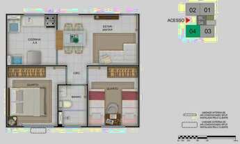 Imagem 2: Condomínio c/ lazer completo