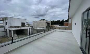 Imagem 2: Casa Duplex no Morada dos Passaros 4 Suites Area Gourmet com churrasqueira e piscina com c