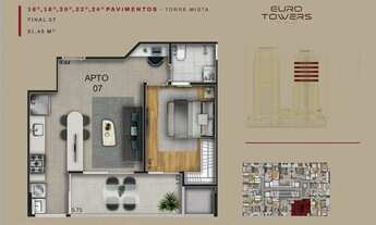 Imagem 3: Apartamento/Flat com 51 m² - Park Lozandes - Goiânia - GO