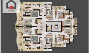 Imagem 7: Apartamento com 3 dormitórios para alugar, 181 m² por R$ 12.500,02/mês - Umarizal - Belém