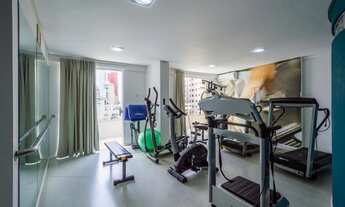 Imagem 6: Apartamento para aluguel mobiliado e decorado, 02 vagas de garagem privativas e área de la