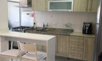 Imagem 6: Apartamento 02 dormitório mobiliado - centro Alphaville - andar alto