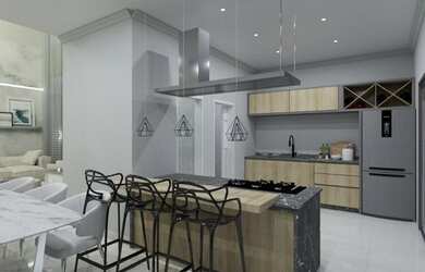 Imagem 5: Casa à venda na Planta Cond. Campo Belo com 4 suítes, espaço gourmet, piscina - 330 m² ár