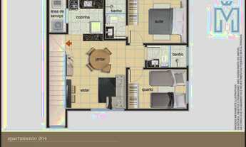 Imagem 4: Apartamento com 2 dormitórios à venda, 90 m² por R$ 319.000,00 - Jardim Atlântico - Belo H