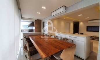 Imagem 2: Apto Alto Padrão Mobiliado p/ locação 172m2 c/ 3 suítes em Embaré - Santos - SP