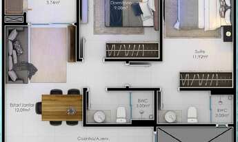 Imagem 4: Lindo apto novo, decorado, próximo à praia dos Ingleses!