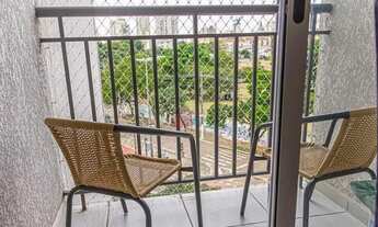 Imagem 4: Apartamento com 2 dormitórios, sala, cozinha, 2 banheiros, varanda, semi mobiliado, 1 vaga