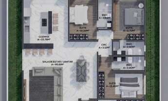 Imagem 2: Casa Alto Padrão em condomínio Red Park com toda infraestrutura na praia!!!