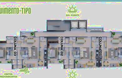 Imagem 13: Meet Aldeota, apartamento com 112,57 m2, 3 suites plenas, varanda gourmet, Aldeota, FORTA