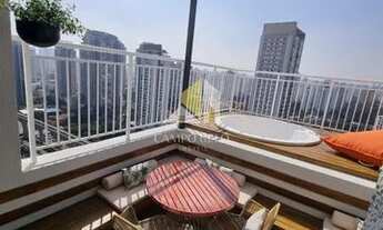 Imagem 2: Cobertura no Brooklin, 2 dormitórios sendo 1 suíte, 2 banheiros, 2 vagas, home office, à v