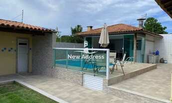 Imagem 5: Casa montada, com área gourmet, piscina e campo, à venda em Setiba - Guarapari