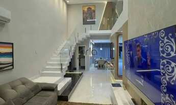 Imagem 4: Casa mobiliada e decorada com 4 suítes e piscina à venda, 212 m² - Condomínio Sunset - Xan