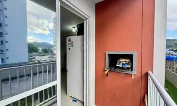 Imagem 6: Apartamento com 2 Dormitórios e sacada com churrasqueira em Biguaçu