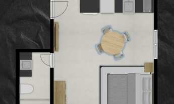 Imagem 2: Oportunidade Única - Studio de Frente p/Rua - Alto do Ribeirão da Ilha