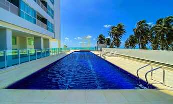 Imagem 6: Apto com 200 m2, 3/4 + dce, com 3 vagas. Edifício Pé na areia com ótima área de lazer