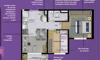 Imagem 2: Apartamento Guarapiranga - Socorro - 2 dormitórios - 1 vaga