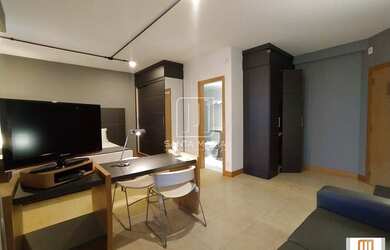 Imagem 5: Apartamento (flat) 1 dormitórios/suite, portaria 24hs, lazer, espaço gourmet, salão de fes