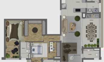 Imagem 2: Apartamento de 140m², com 03 suítes, 02 vagas, no melhor da Vila Nova Conceição