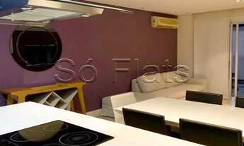 Imagem 3: Flat Diogo Home disponível locação com 78m², 1 dorm com suíte e 1 vaga