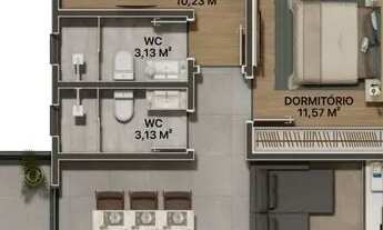 Imagem 7: Casa à venda com 2 quartos (1 suíte), no bairro Nossa Senhora de Fátima em Penha/SC
