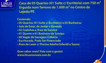 Imagem 2: Casa no Centro de Lajedo/PE à Venda (CA0845-DV