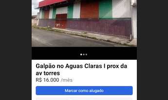 Imagem 2: Galpao no Aguas Claras I prox da av das torres