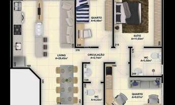Imagem 7: Apartamento 3 Dormitórios com Suite