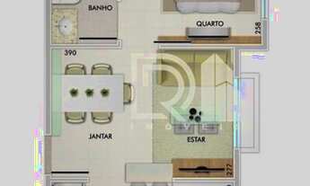 Imagem 6: Apartamento para venda com 34,49m², 1 quarto em Park Sul, Guará - Brasília - DF