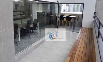 Imagem 3: Sala comercial de 250 m² com 4 vagas de garagem, forro de gesso, piso elevado e ar condici