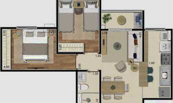 Imagem 2: Empreendimento Vitta Residêncial , lançamento Vista Água Comprida .