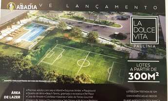 Imagem 2: Terreno à venda, 300 m² por R$ 380.000,00 - Condomínio La Dolce Vita - Paulínia/SP