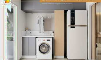 Imagem 6: Casas lineares de 2 quartos sendo 1 suíte com piscina e shurrasqueira