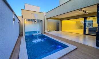 Imagem 6: Sobrado com 4 Quartos, sauna molhada integrada com a piscina em parede em vidro