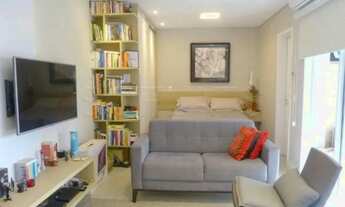 Imagem 3: Option Paraíso, flat bem localizado disponível para locação contando com 40m² e 01 dormitó