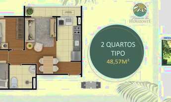 Imagem 4: Apartamentos de 2 Quartos com e Sem Suíte e Com Varanda no Centro Urbano..