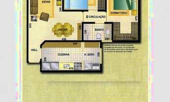 Imagem 7: Apartamento para venda possui 48 metros quadrados com 2 quartos em Medeiros - Jundiaí - SP
