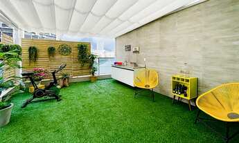 Imagem: Cobertura com vista sobre o Morro Dois Irmãos