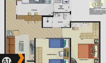 Imagem 3: Apartamento à venda Localizado no Jardim Europa, pertinho da Av Armando Pannunzio e Guadal