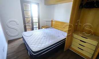 Imagem 4: Flat no bairro de Pinheiros disponível para locação contendo 80m², 2 dormitórios e 1 vaga